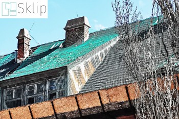 Stary dach - Siatka na spadające dachówki z dachu | Sklep z zabezpieczającymi siatkami na stare dachy