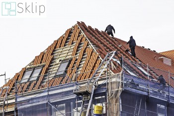 Dachy i dachówki - Siatka z małym oczkiem na dach do zabezpieczenia starej dachówki | Sklep z zabezpieczającymi siatkami na star