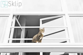 Siatka na balkon dla kota | Sklep z zabezpieczającymi siatkami na balkon