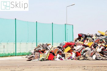Wysypisko śmieci - siatka o małym oczku | Sklep do zabezpieczeń z siatki na wysypiska śmieci