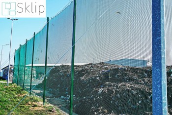 Ochronna siatka na sortownię śmieci i wysypisko odpadów | Sklep do zabezpieczeń z siatki na wysypiska śmieci