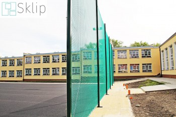 Ogrodzenie boiska szkolnego, siatki ochraniające, 10x10 cm, 4 mm | Sklep z ogrodzeniami na boisk sportowe