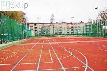 Zabezpieczające ogrodzenie z siatki na boisko szkolne | Sklep z ogrodzeniami na boisk sportowe