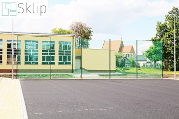 Siatka do piłkochwytów na wymiar w szkole | Sklep z piłkochwytami z siatek