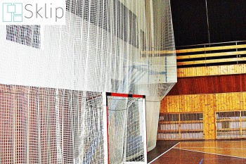 Kotara grodząca z siatka ze sznurka - na hale | Sklep zabezpieczeniami z siatek do hali sportowej