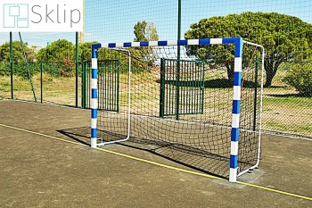 Siatki montowane na ogrodzenie boiska szkolnego i piłkarskiego, 10x10 cm, 5 mm | Sklep z ogrodzeniami na boisk sportowe